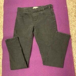 Levis girls casual black washed comfortable jeggings size 14